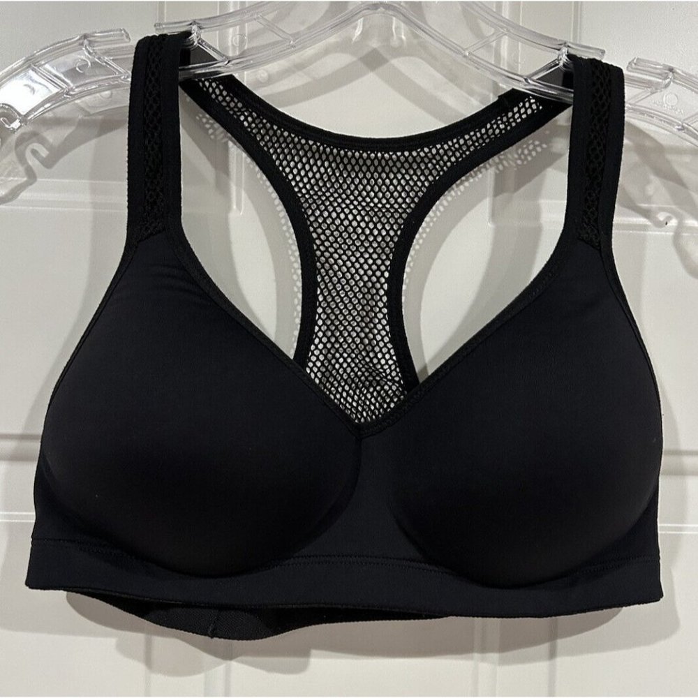 Victoria’s Secret Pink Yoga Push-Up Bra Black Sz- Medium